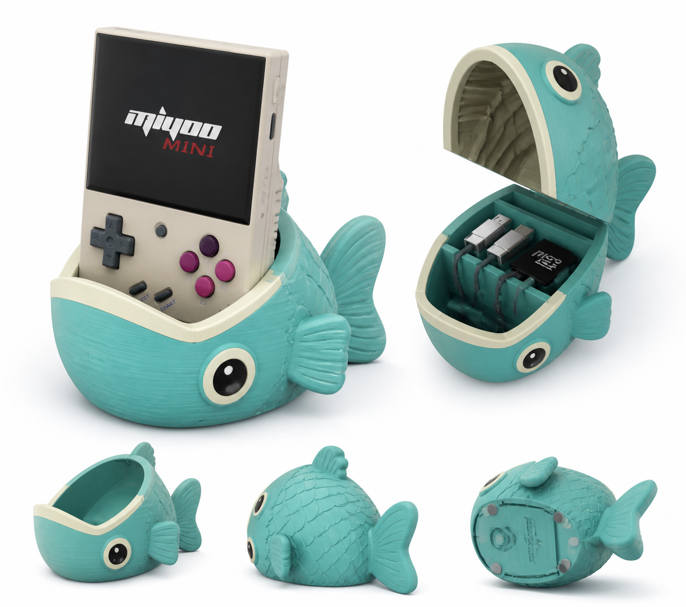 miyoo mini 掌上游戏机握把 收 แรงบันดาลใจการออกแบบสร้างสรรค์พิมพ์ 3D