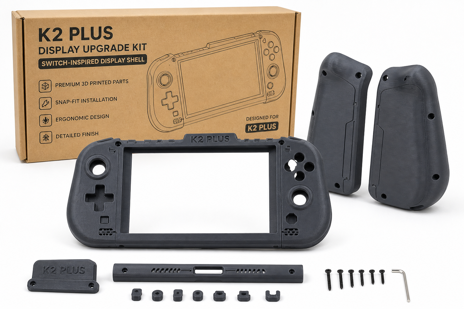 K2 plus 外观套件,显示器升级sw 3D Baskı Yaratıcı Tasarım İlhamı