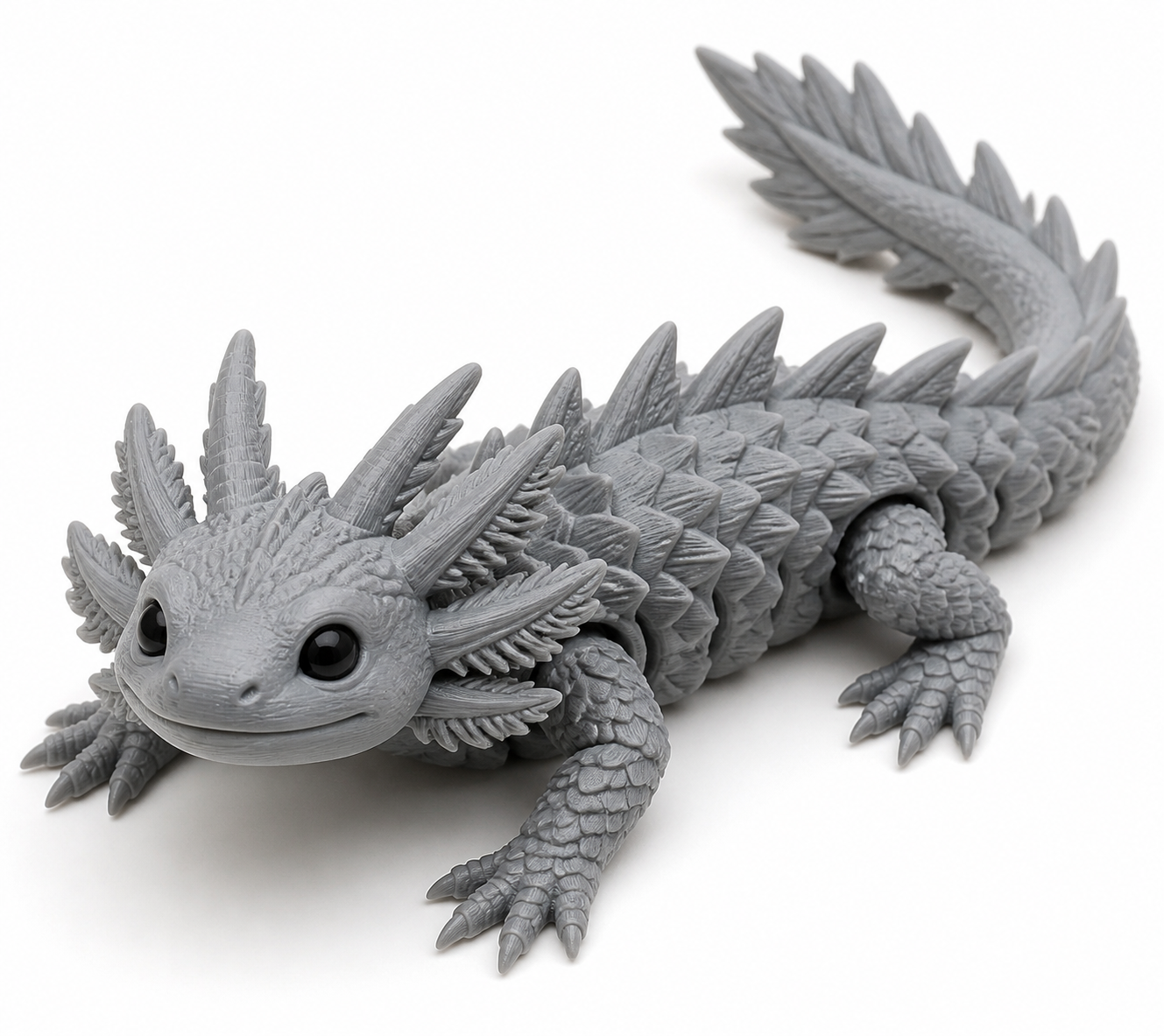 Dragon Axolotl V2 -  Inspiración de diseño creativo impresión 3D