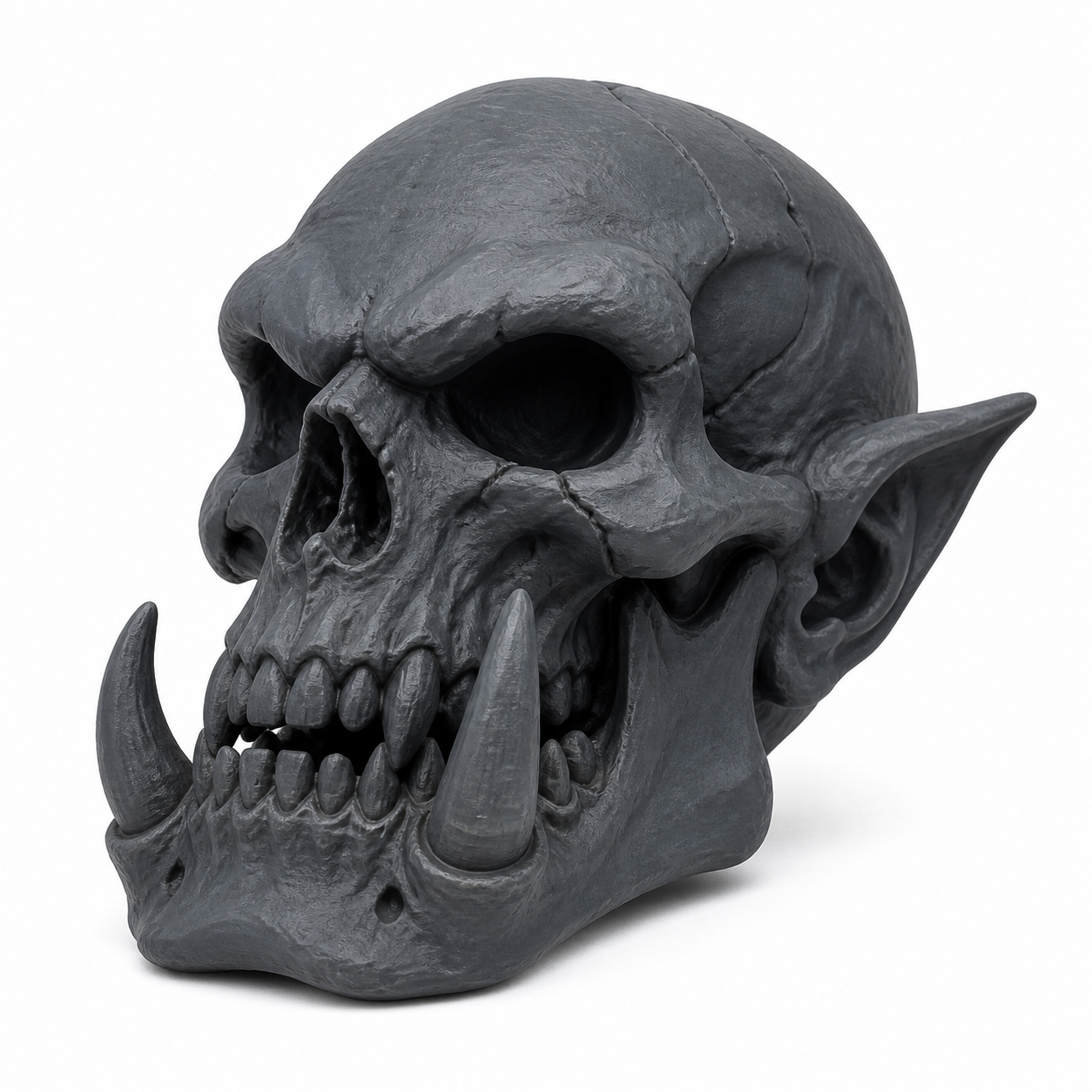 "Ogre Skull" – Dark  3D-print creatieve ontwerp inspiratie