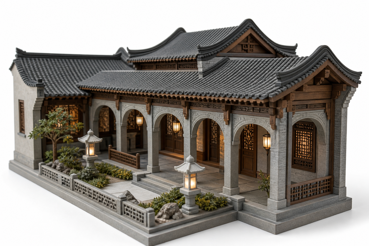 庭院走廊 إلهام التصميم الإبداعي للطباعة ثلاثية الأبعاد