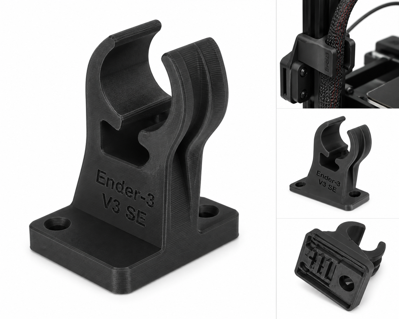 Ender-3 V3 SE 排线卡头 Inspirasi reka bentuk kreatif cetakan 3D