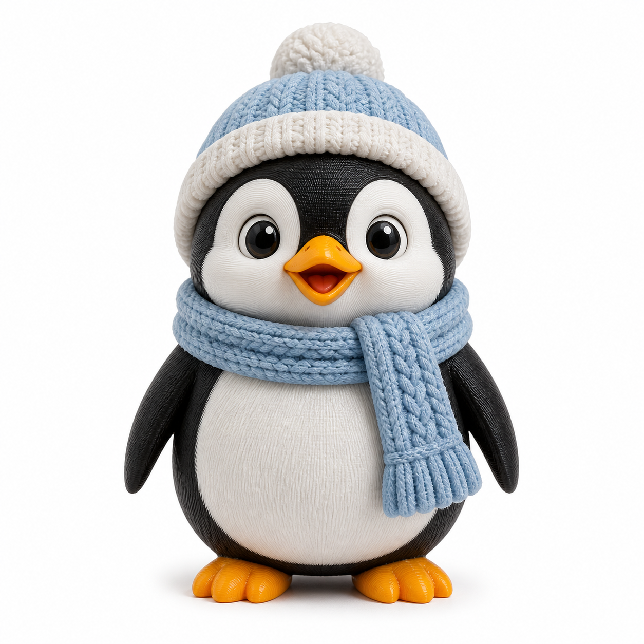 Cute Winter Penguin Inspiration de design créatif impression 3D