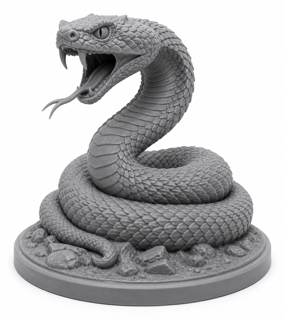 蝰蛇-能正常打印 3D Printing Creative Design Inspiration