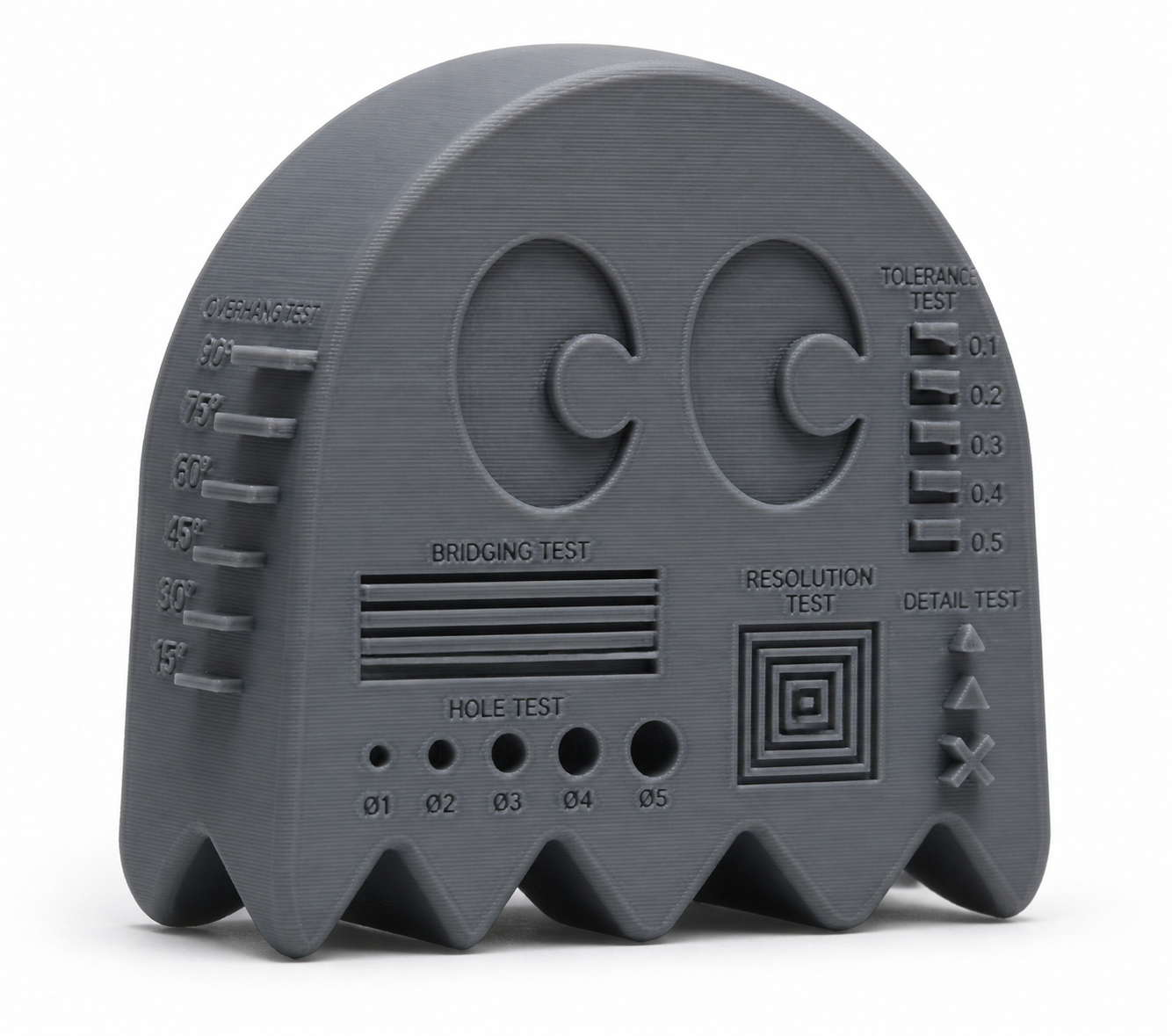 PacMan ghost - calib 3D-print creatieve ontwerp inspiratie