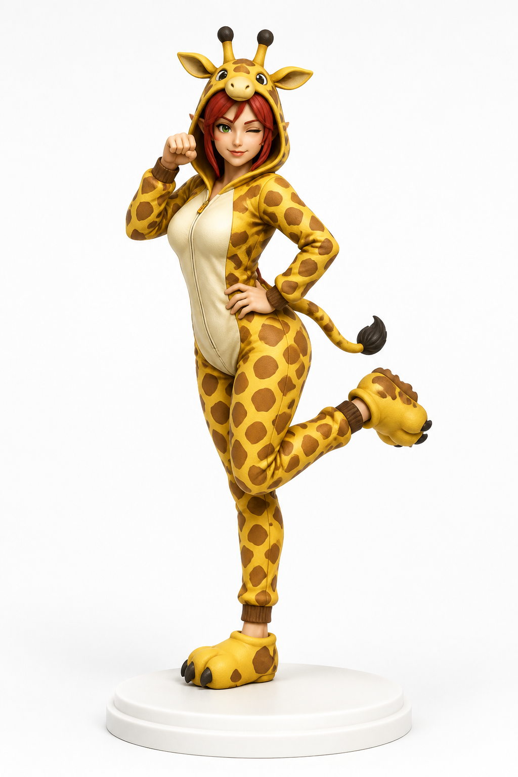 穿著長頸鹿服裝的FIONA 3D Printing Creative Design Inspiration