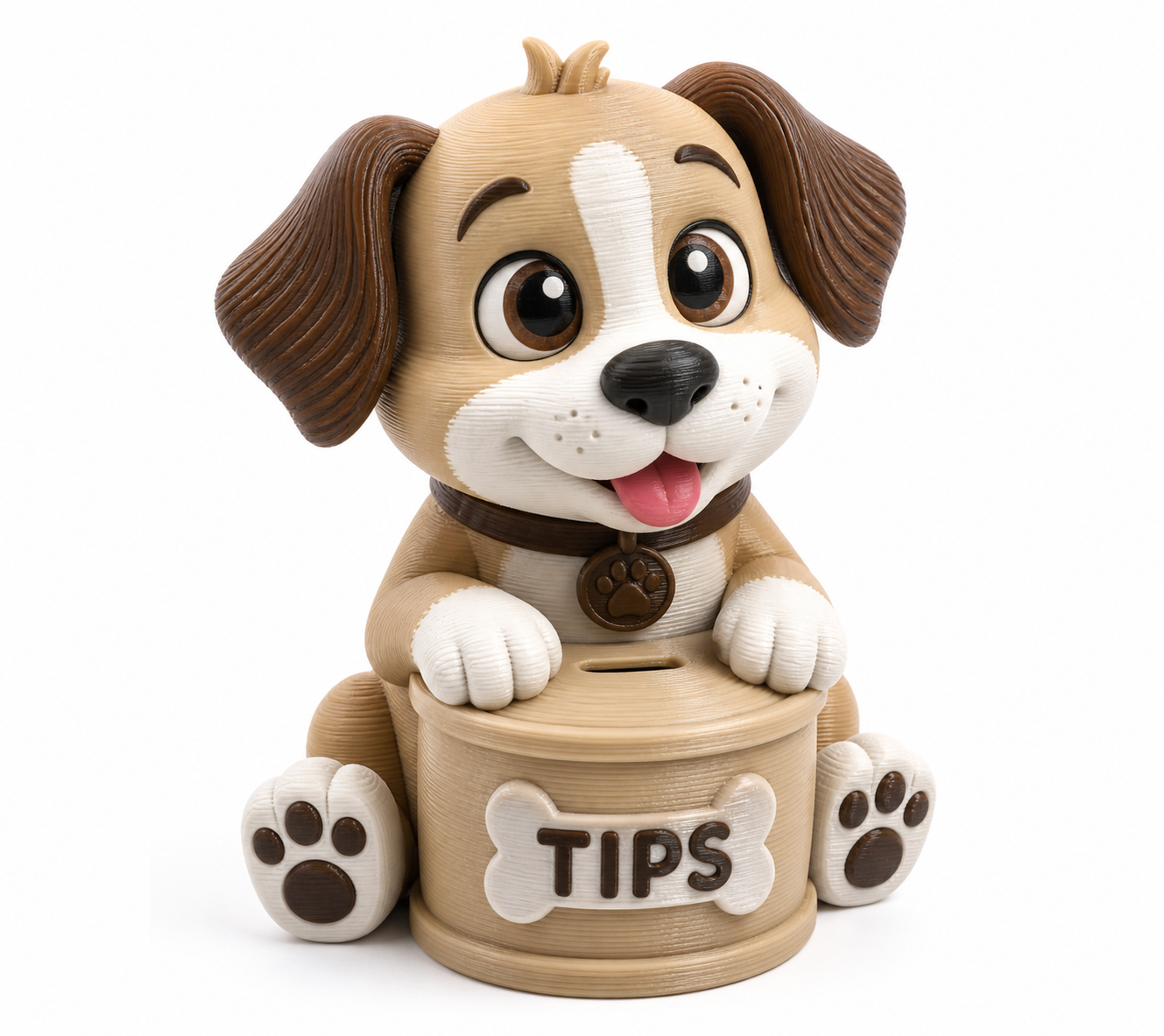 Cute Dog إلهام التصميم الإبداعي للطباعة ثلاثية الأبعاد