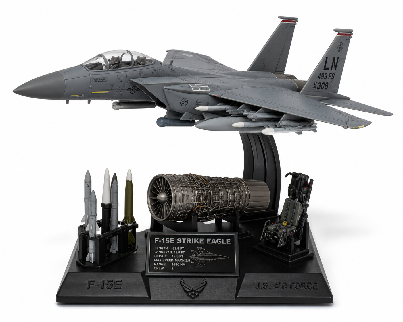 F-15战斗机 Вдохновение креативного дизайна 3D-печати