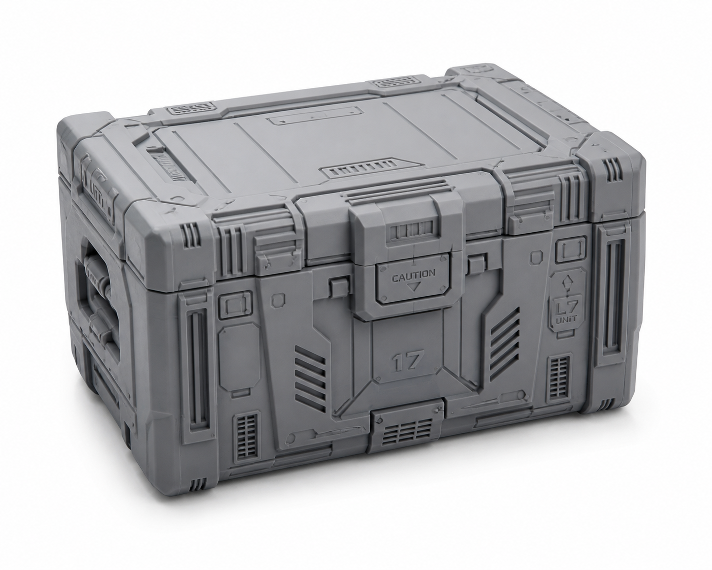 科幻风格铅笔盒 3D-print creatieve ontwerp inspiratie