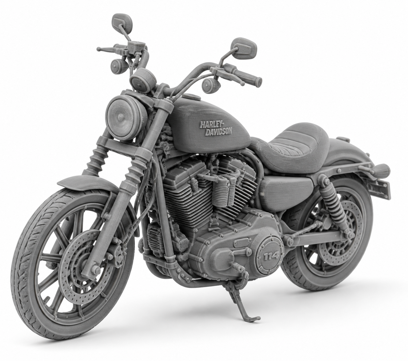 哈雷 戴维森 摩托车Harley_Dav إلهام التصميم الإبداعي للطباعة ثلاثية الأبعاد