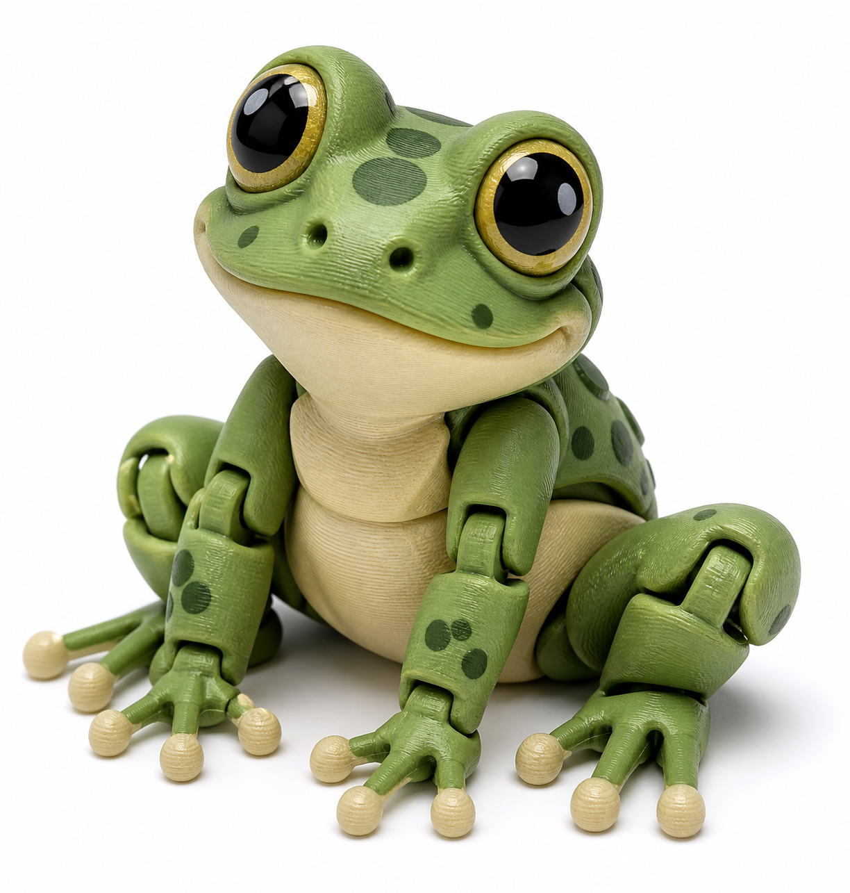 可爱关节大眼青蛙 Inspiração de design criativo impressão 3D