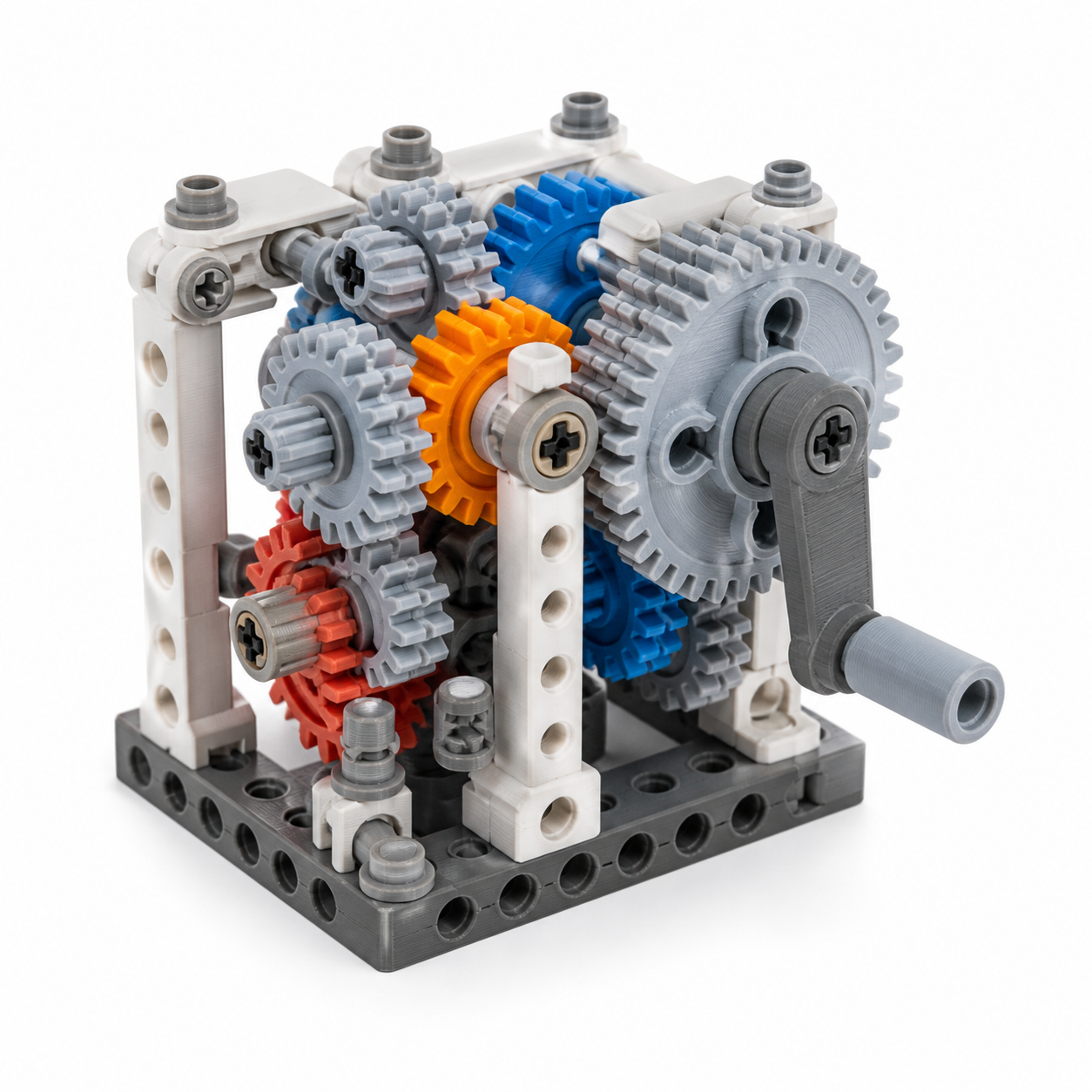 Building block gear  Inspiración de diseño creativo impresión 3D