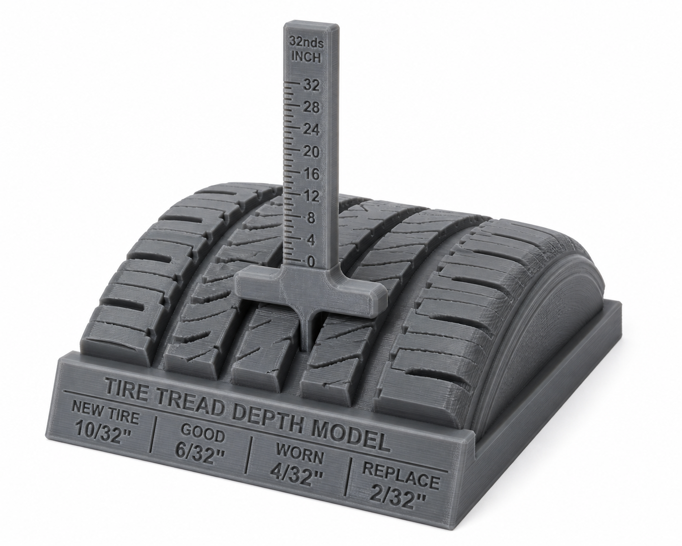 Tire Thread Depth Ga Inspiración de diseño creativo impresión 3D