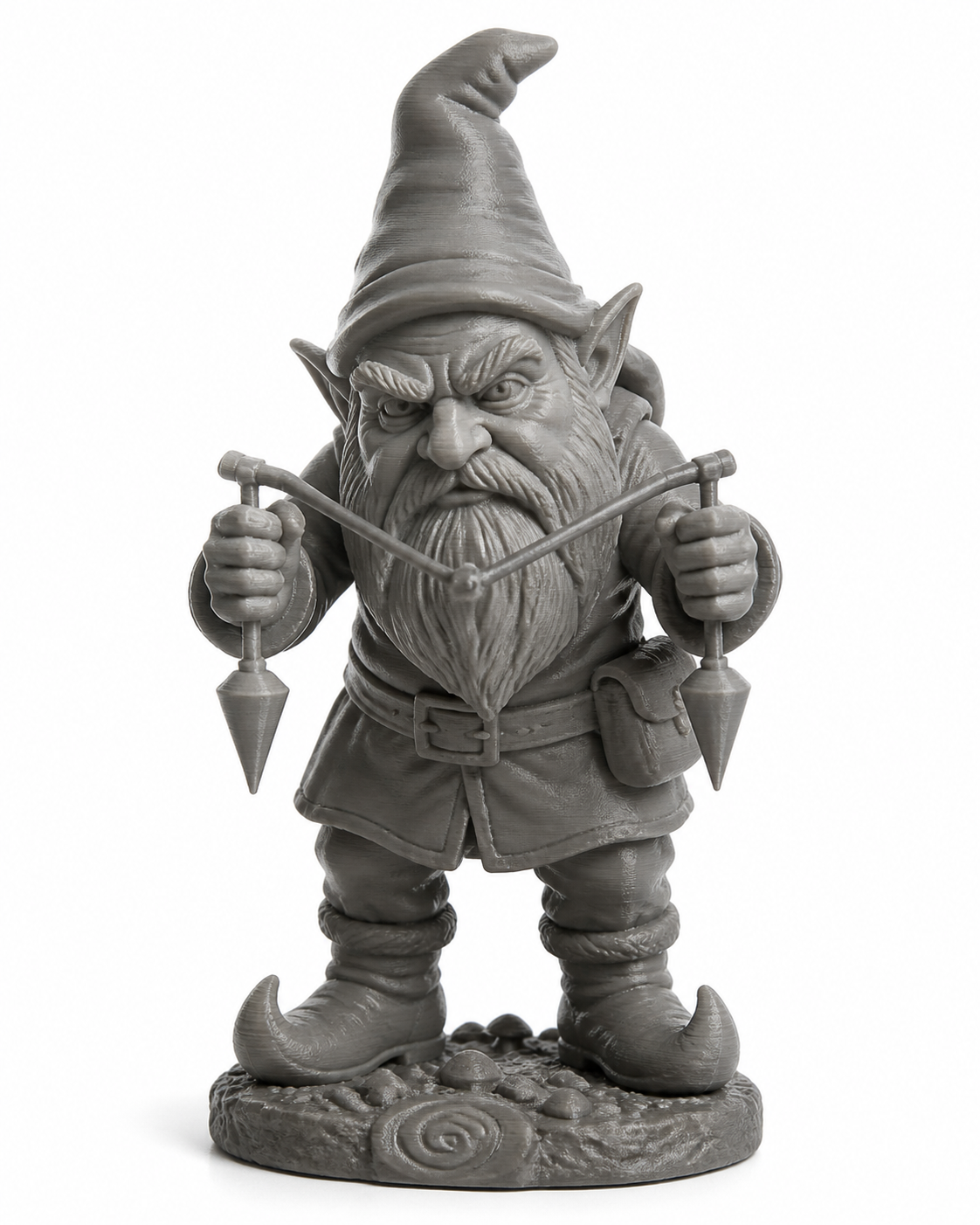 Dowser Garden Gnome 3D प्रिंटिंग रचनात्मक डिज़ाइन प्रेरणा