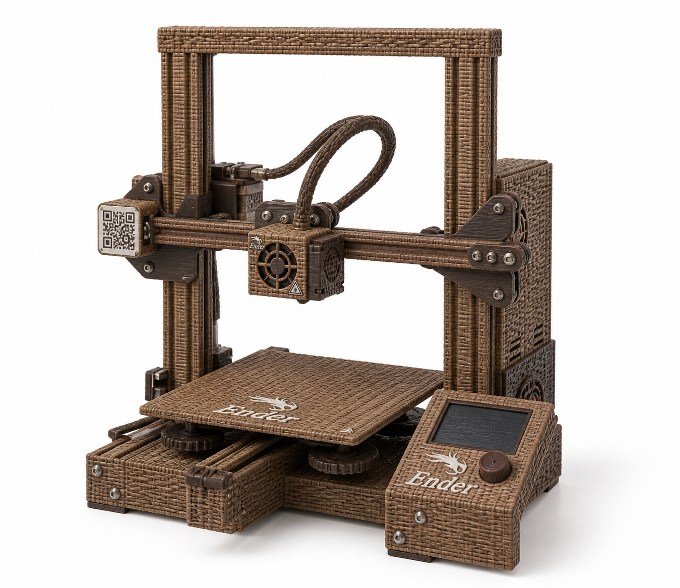 柳条篮 - 花格篮 3D-Druck kreative Design-Inspiration