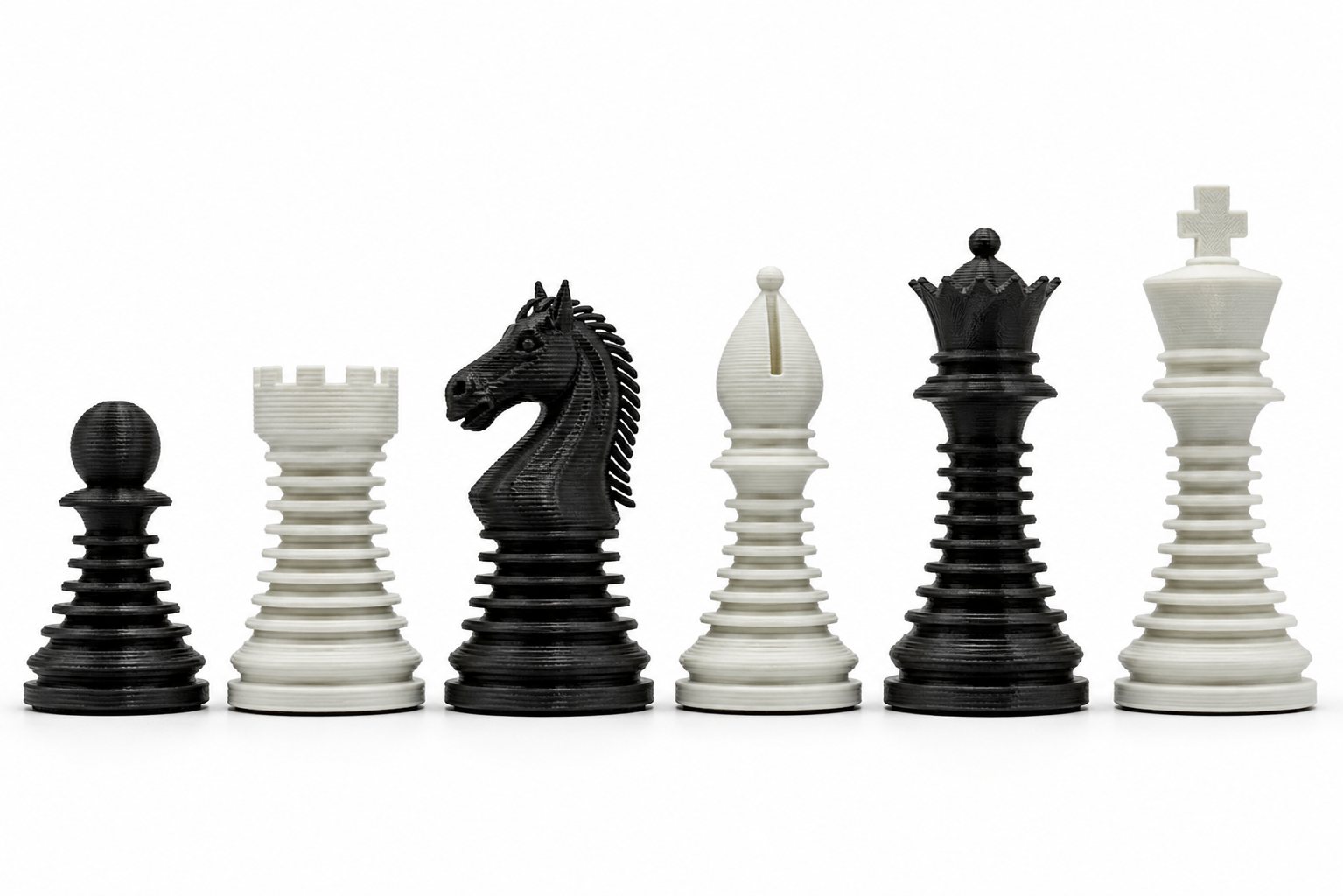 Standard Fins chess Inspiration de design créatif impression 3D