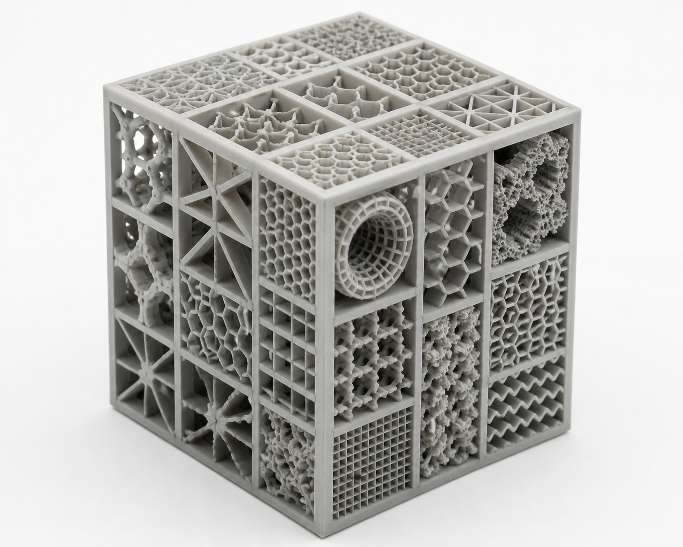 3D打印晶格模块 3D프린팅 창의 디자인 인스피레이션