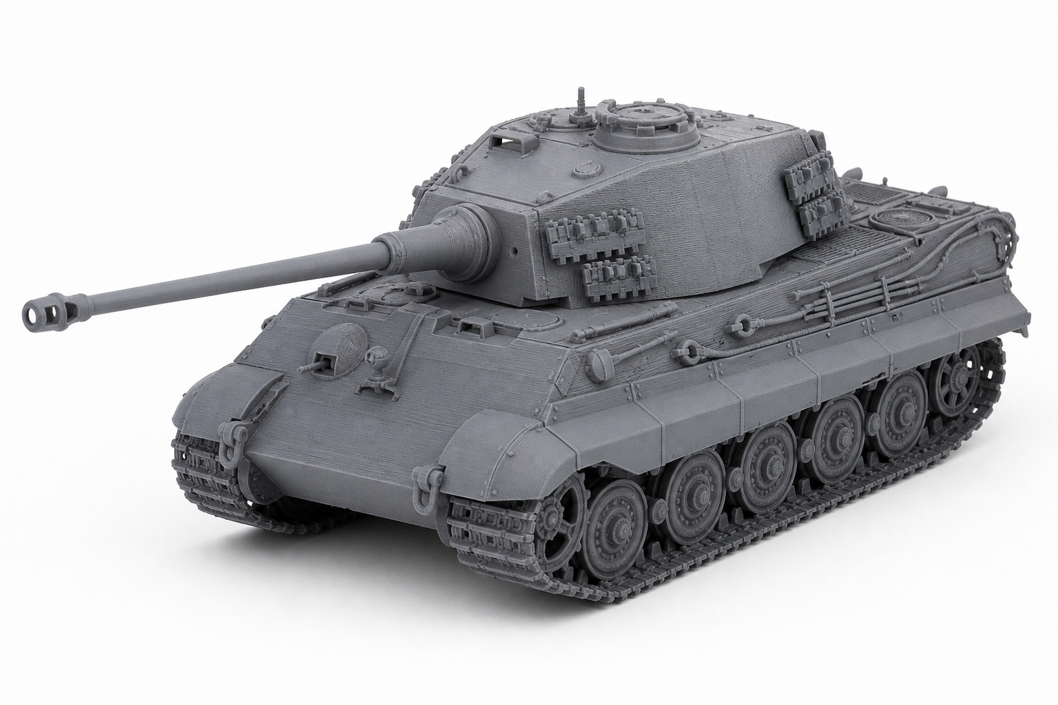 Panzer VI Tiger II - แรงบันดาลใจการออกแบบสร้างสรรค์พิมพ์ 3D