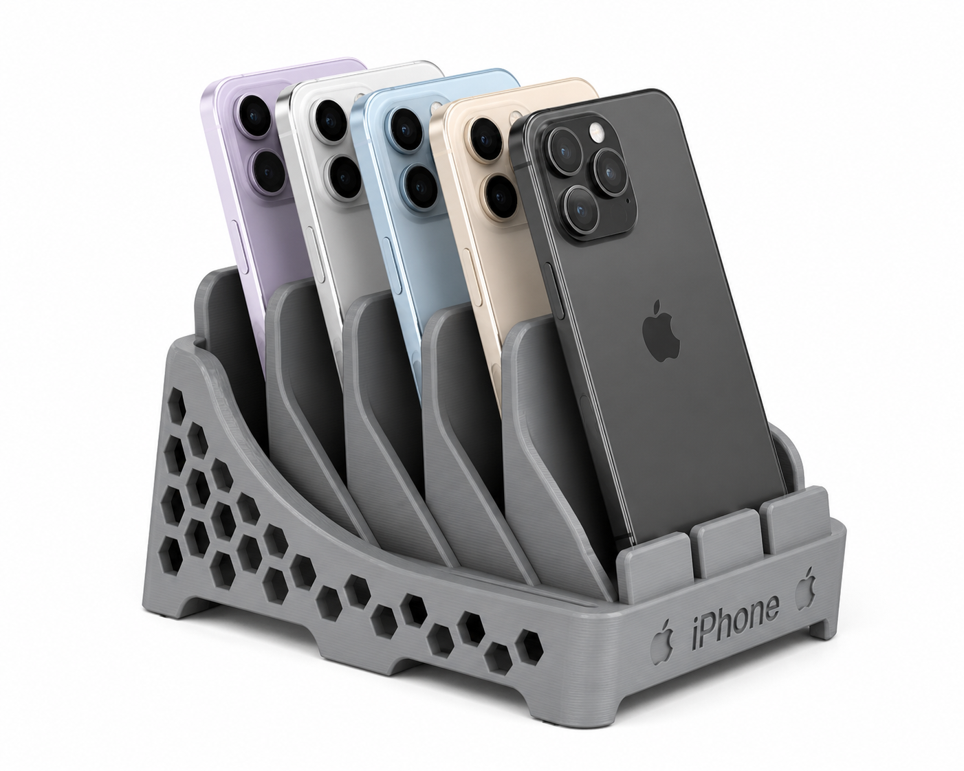 iphone无线充电桌面支架 3D Baskı Yaratıcı Tasarım İlhamı