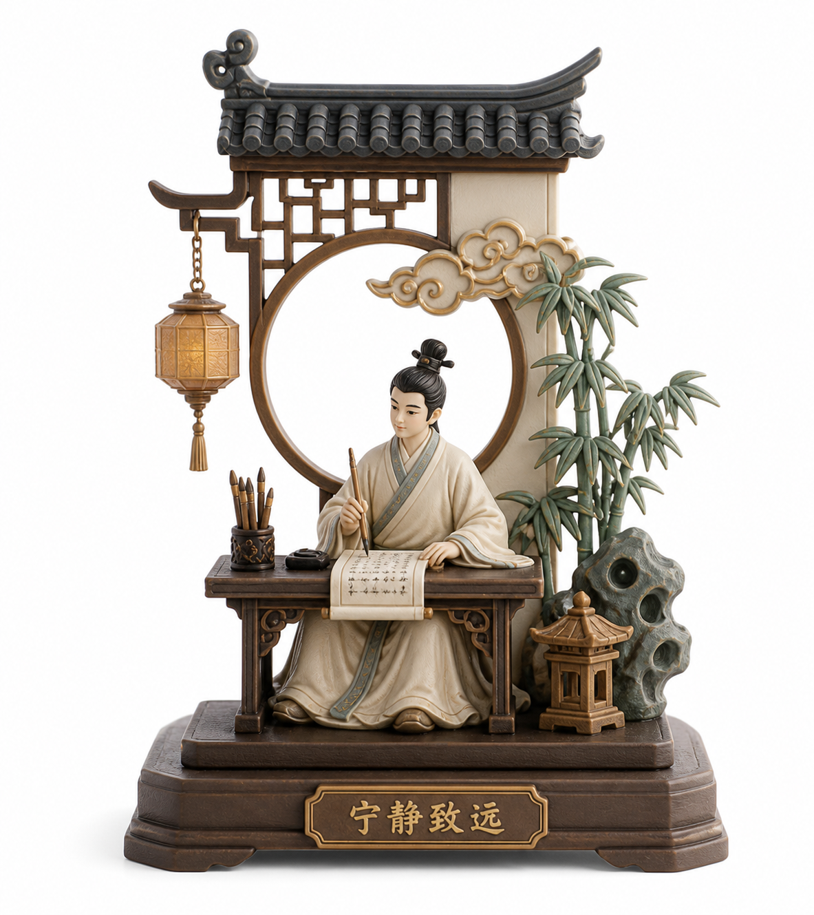 太平长安无事牌-挂饰钥匙扣挂饰摆件 แรงบันดาลใจการออกแบบสร้างสรรค์พิมพ์ 3D