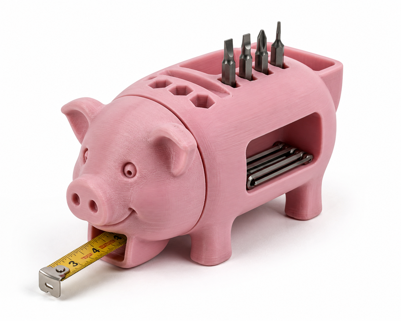Multi functional pig إلهام التصميم الإبداعي للطباعة ثلاثية الأبعاد