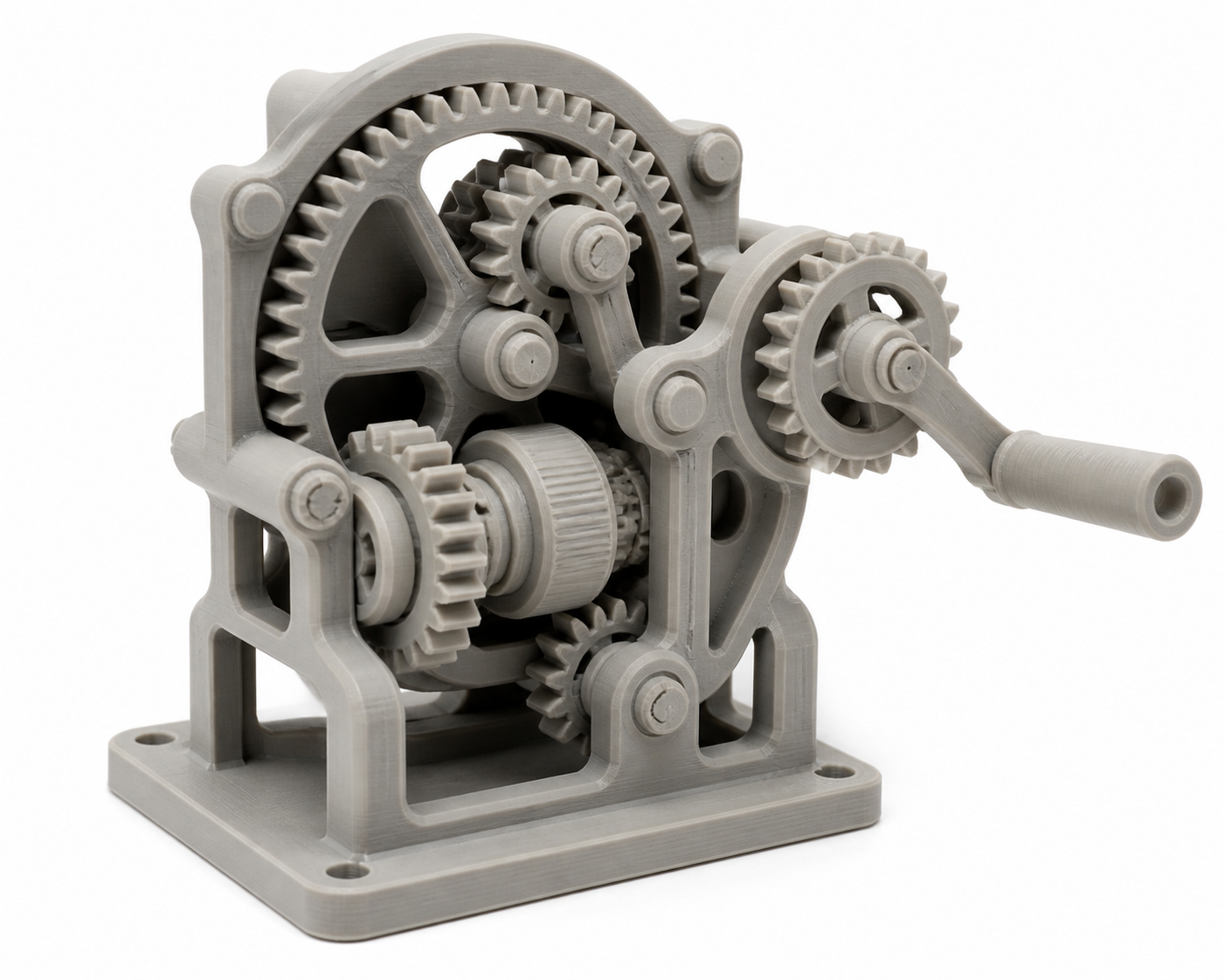 简单机械齿轮结构 26-303D打印创意设计灵感
