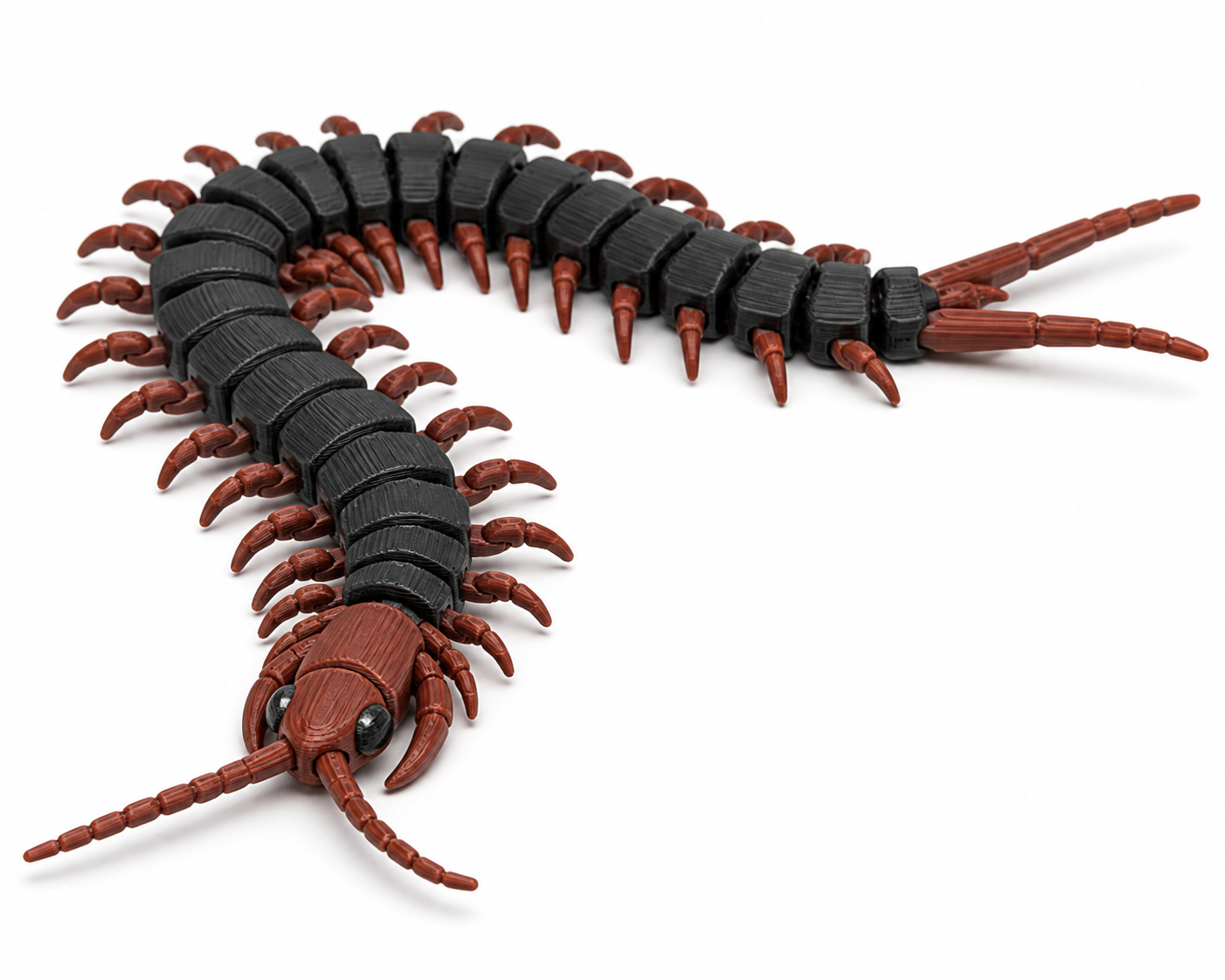 Articulated Centiped 3D Printing Creative Design Inspiration