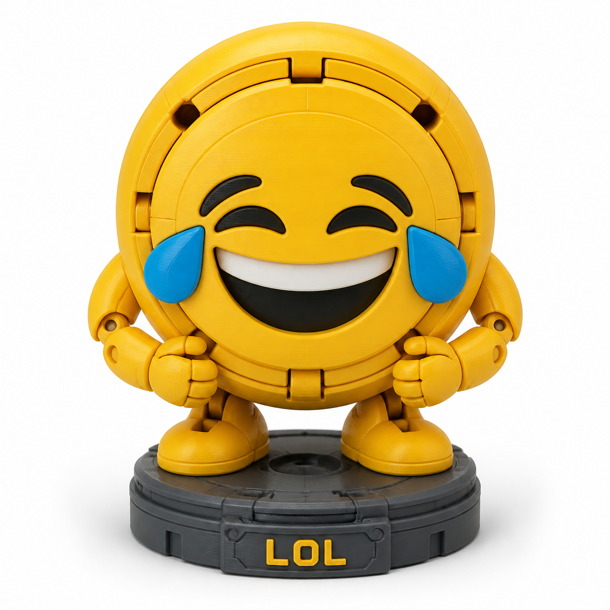 爆炸头emoji-按键fidget 3D Printing Creative Design Inspiration