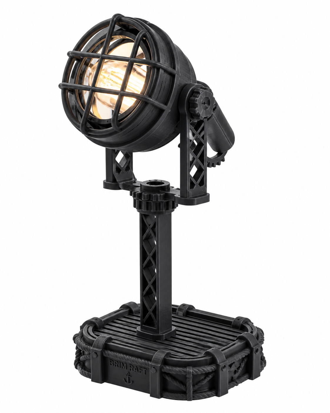 红米27寸显示器T5灯具模型管背挂支架3D打印创意设计灵感
