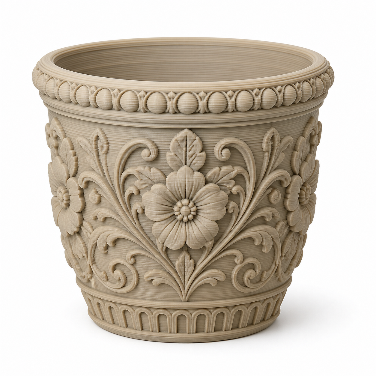 布艺风格花瓶 Inspirasi desain kreatif cetak 3D