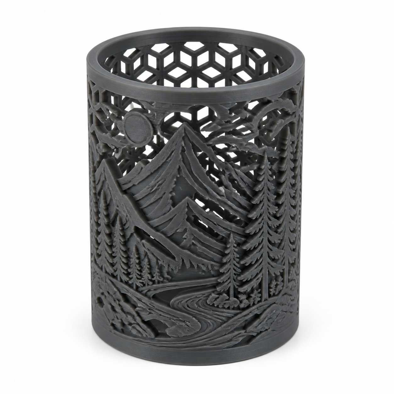 喜迎二十大笔筒 3D-Druck kreative Design-Inspiration