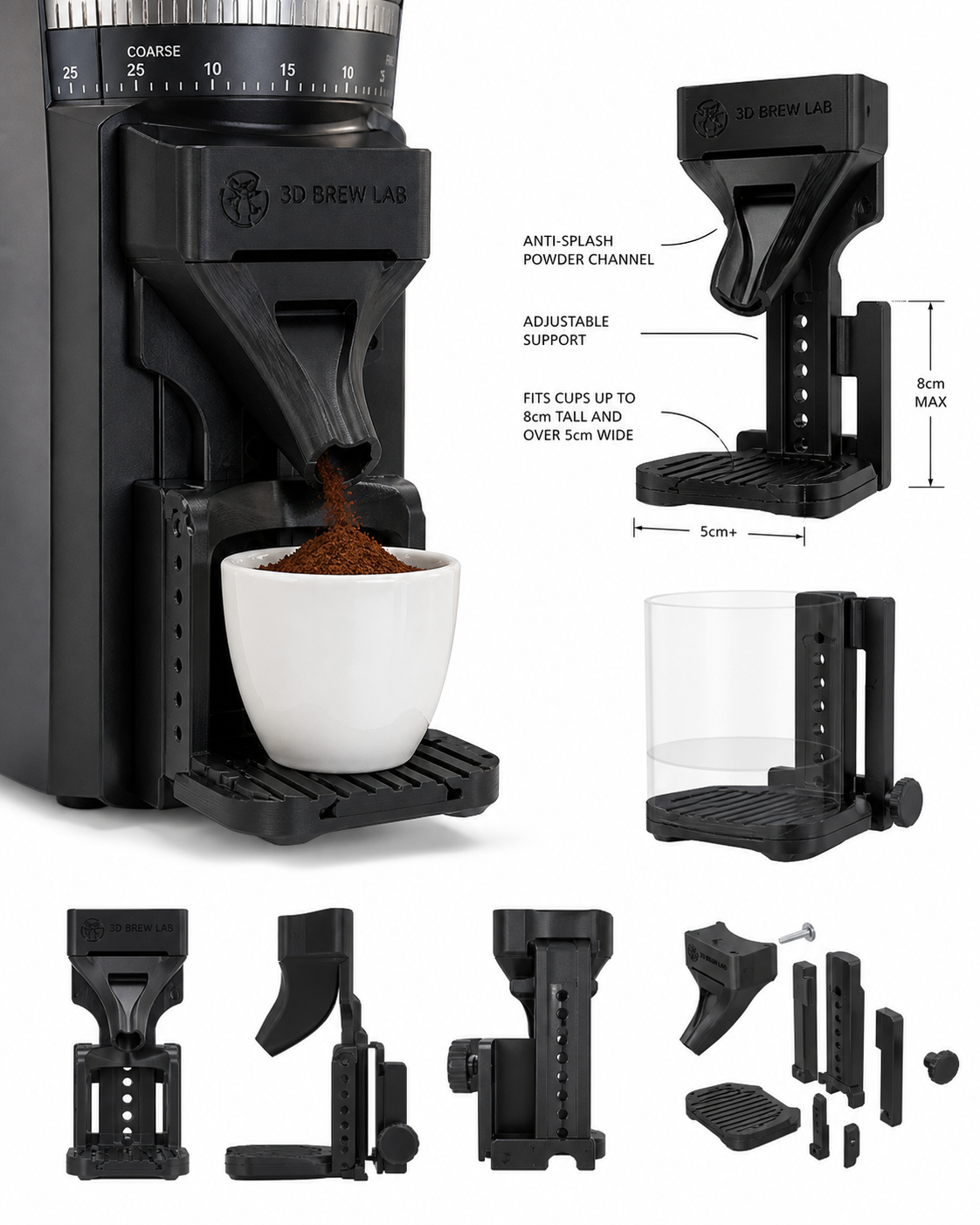 百胜图Pro1落粉器 Вдохновение креативного дизайна 3D-печати