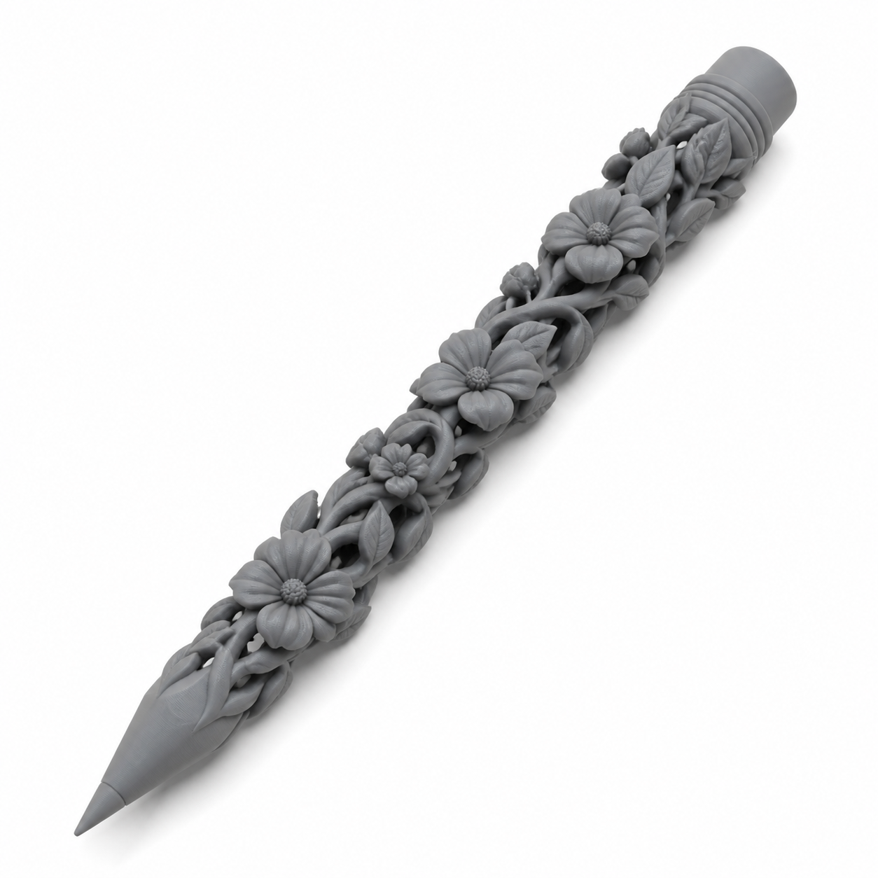 Flowered pencil with 3Dプリンティングクリエイティブデザインインスピレーション