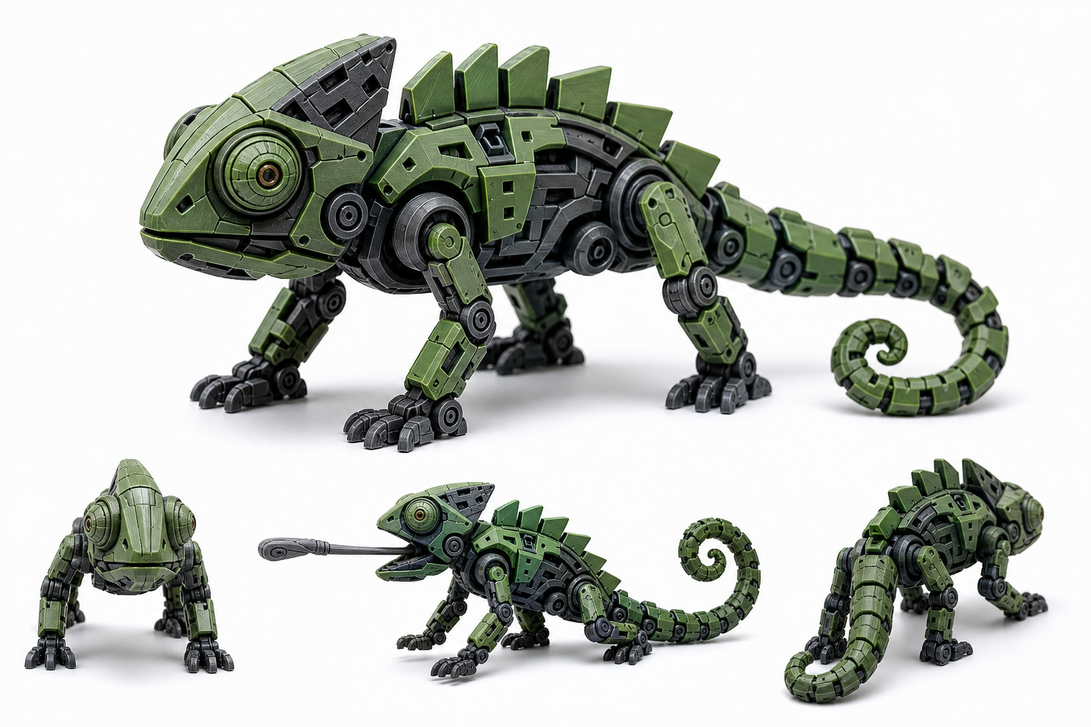 Mecha Chameleon, Mul إلهام التصميم الإبداعي للطباعة ثلاثية الأبعاد