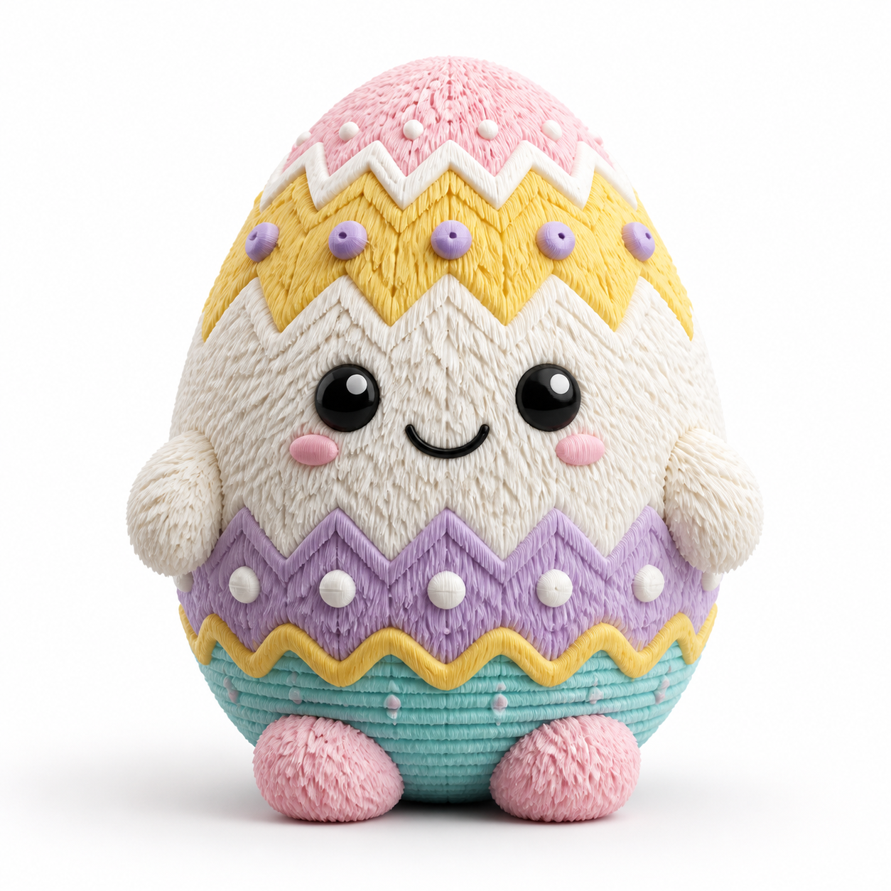Easter egg fluffy bu 3D-Druck kreative Design-Inspiration