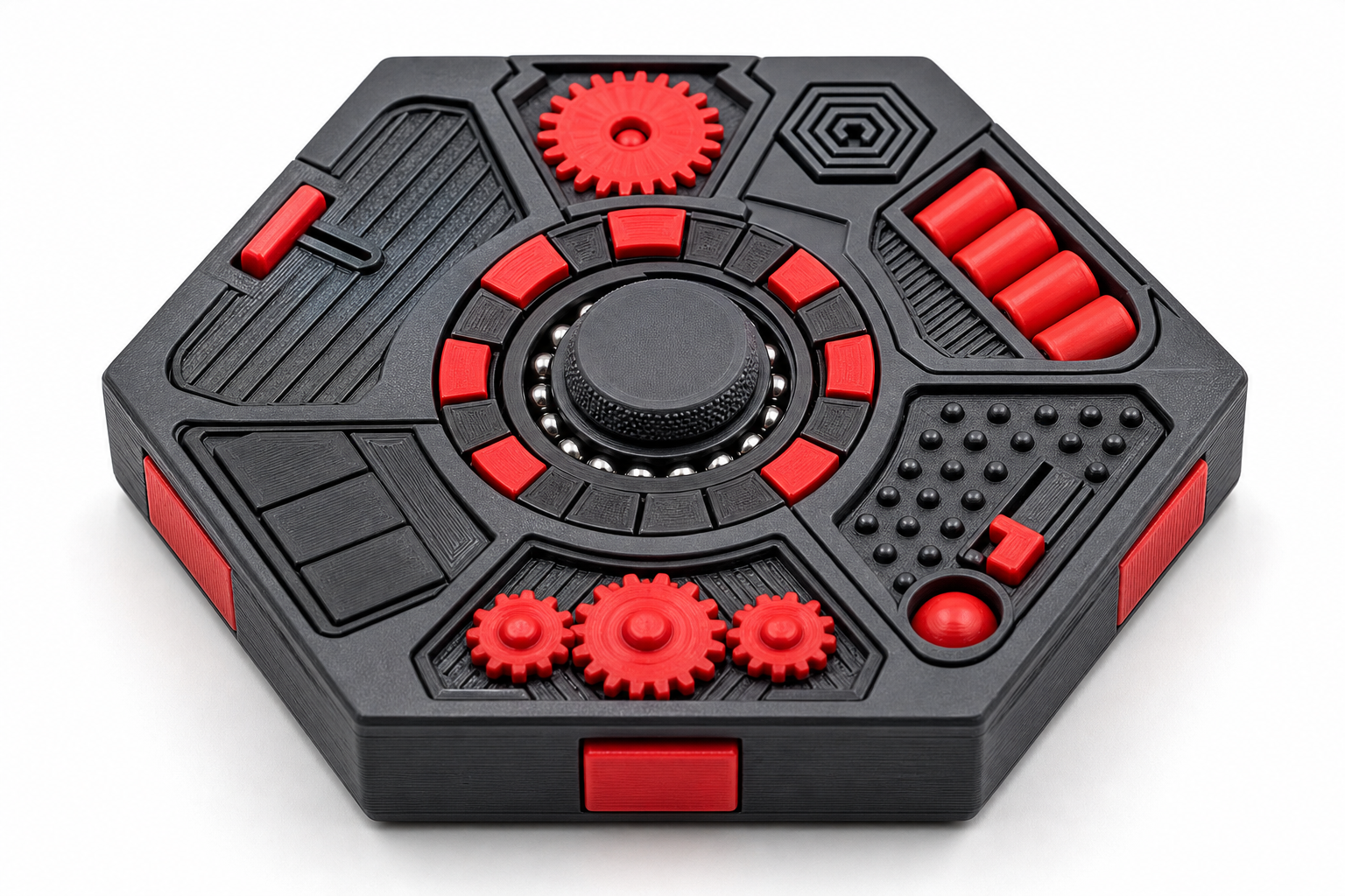 Maxi Hexagon Fidget Inspirasi reka bentuk kreatif cetakan 3D