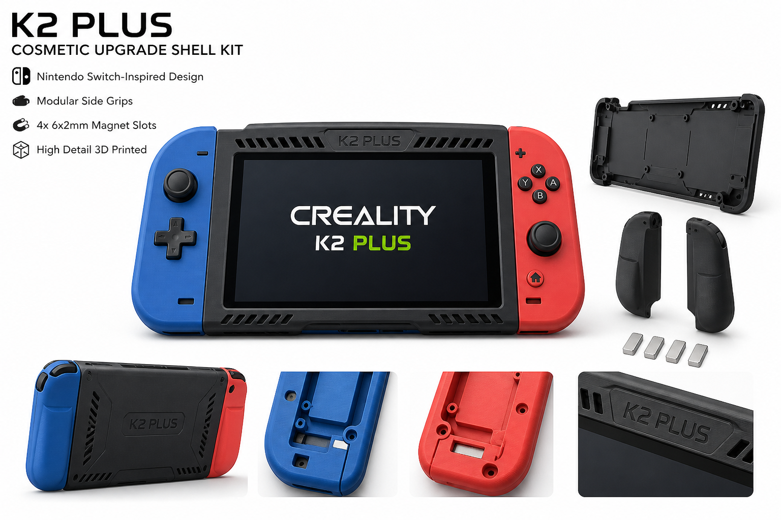 K2 plus 外观套件,显示器升级sw 3D Baskı Yaratıcı Tasarım İlhamı