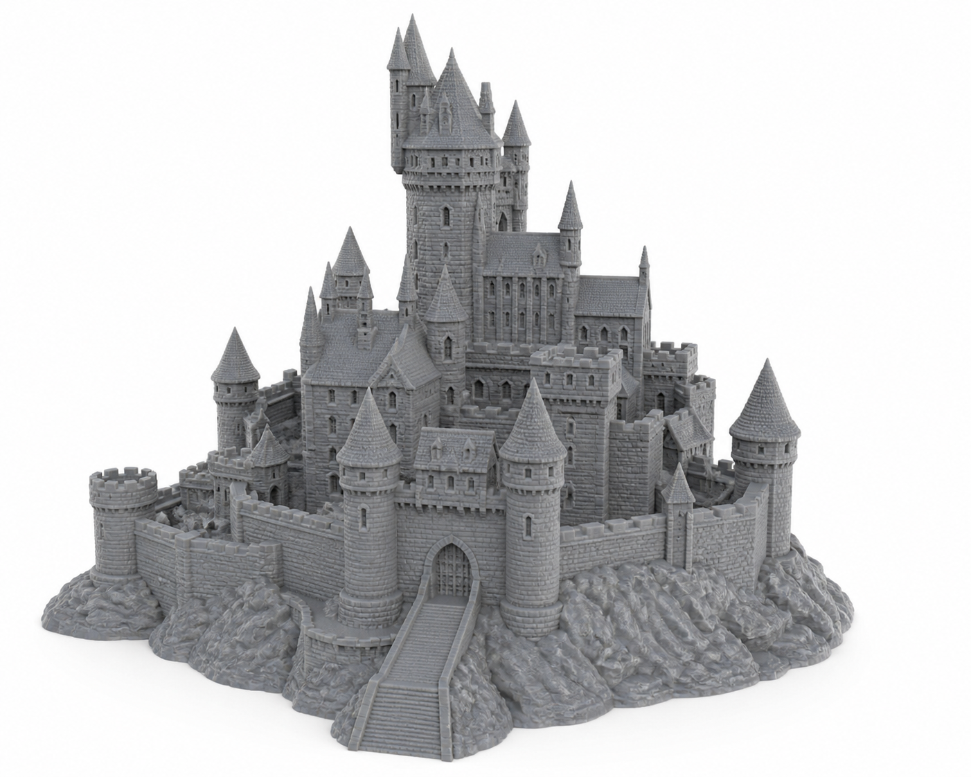 哈利波特的魔法学校城堡 3D Printing Creative Design Inspiration