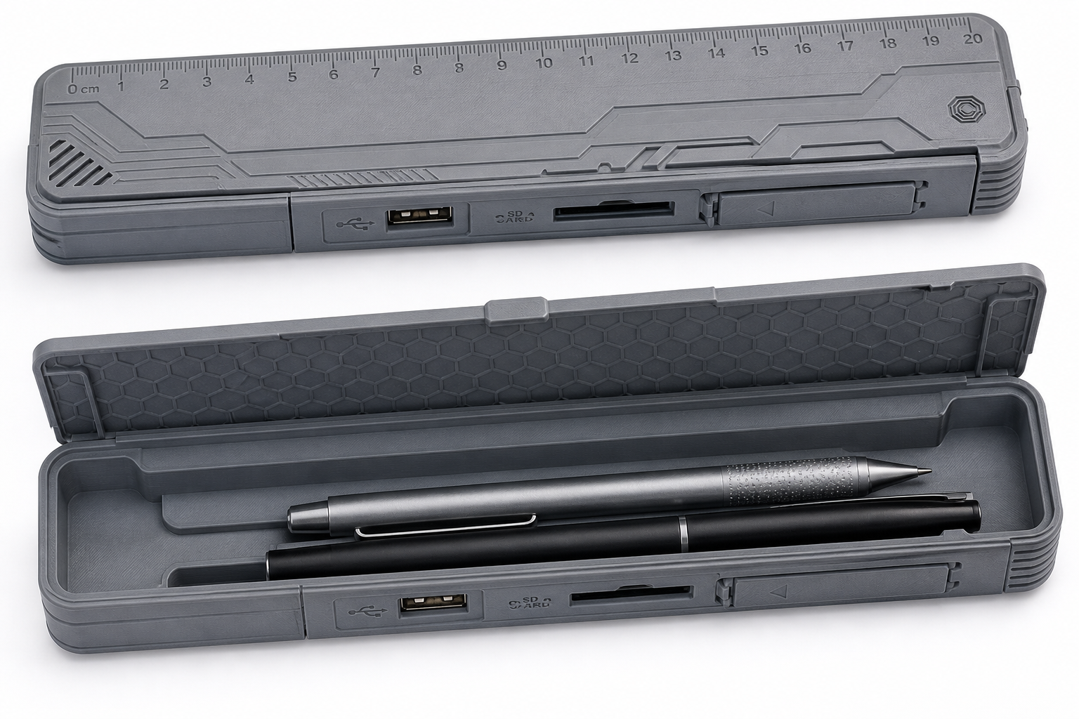 实用RULER AND PEN CASE模型3D打印创意设计灵感