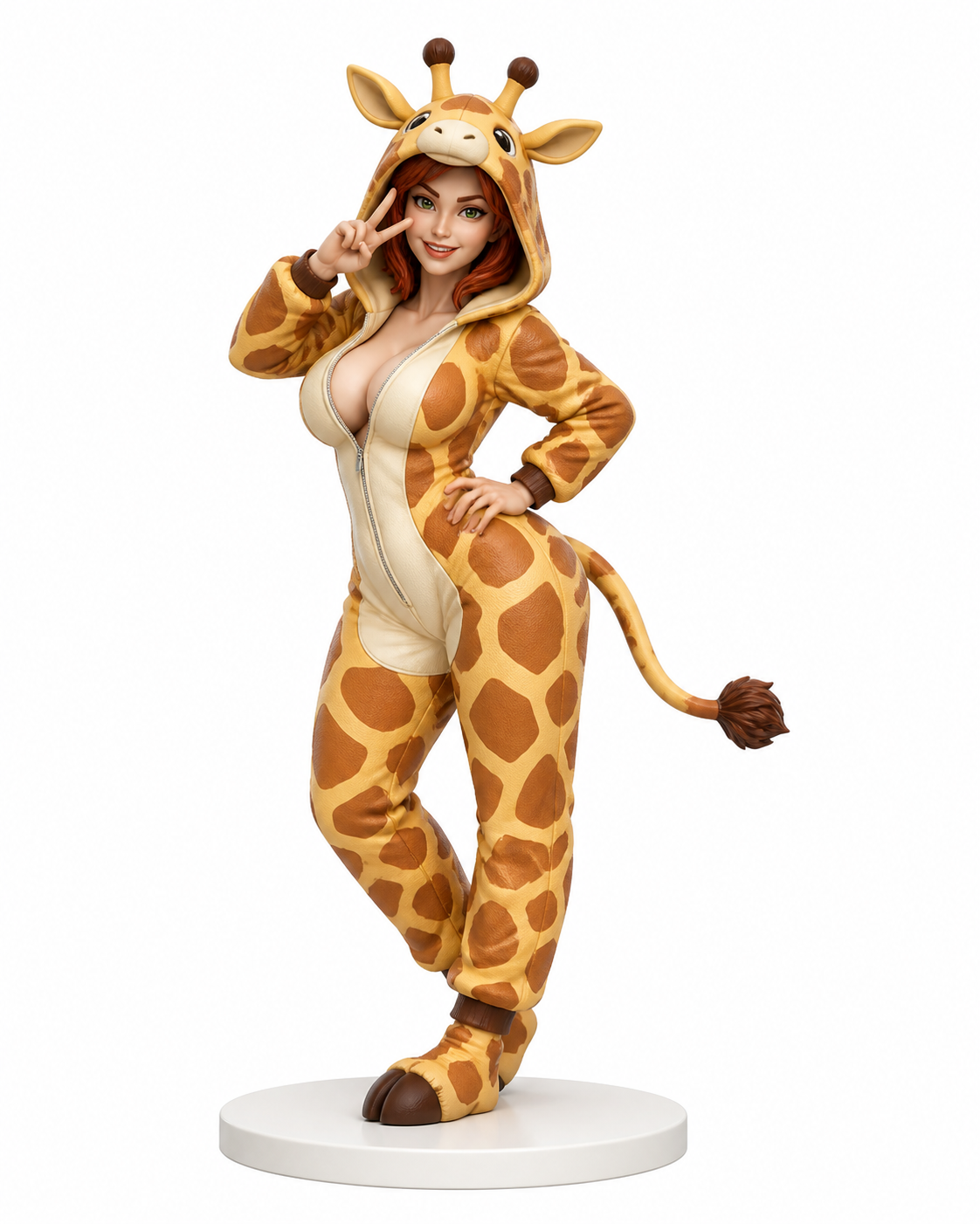 穿著長頸鹿服裝的FIONA 3D Printing Creative Design Inspiration
