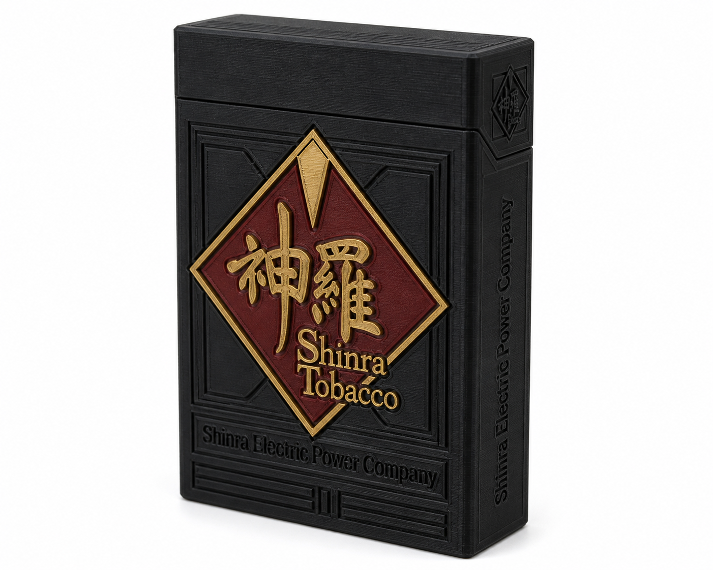 独特Shinra Tabacco Box手卷烟盒模3D打印创意设计灵感