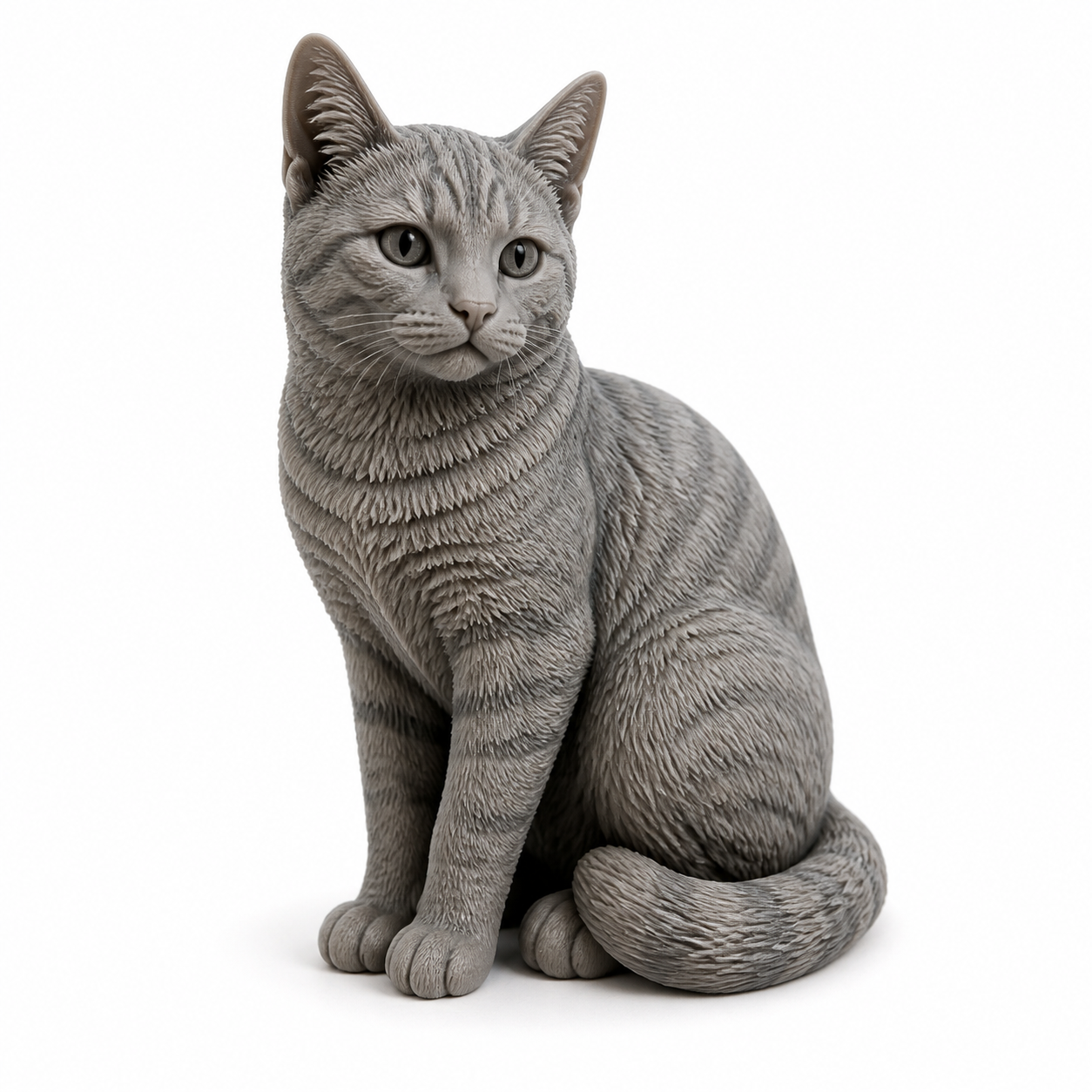 猫咪摆件 إلهام التصميم الإبداعي للطباعة ثلاثية الأبعاد