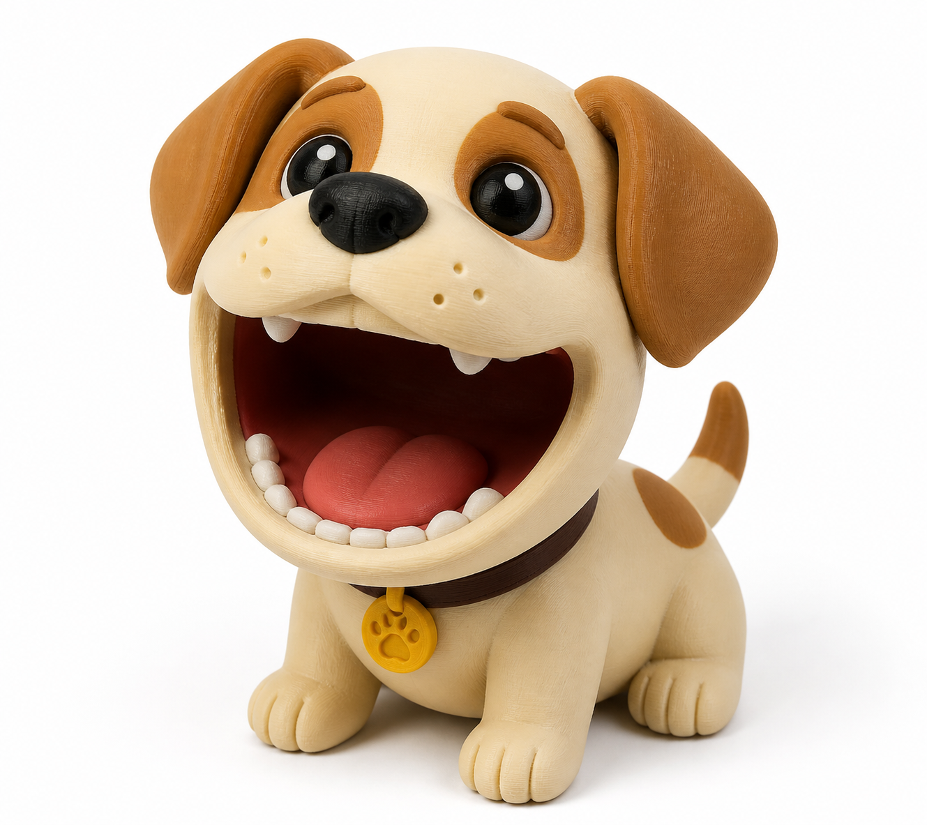 Cute Puppy Big-Mouth 3D프린팅 창의 디자인 인스피레이션