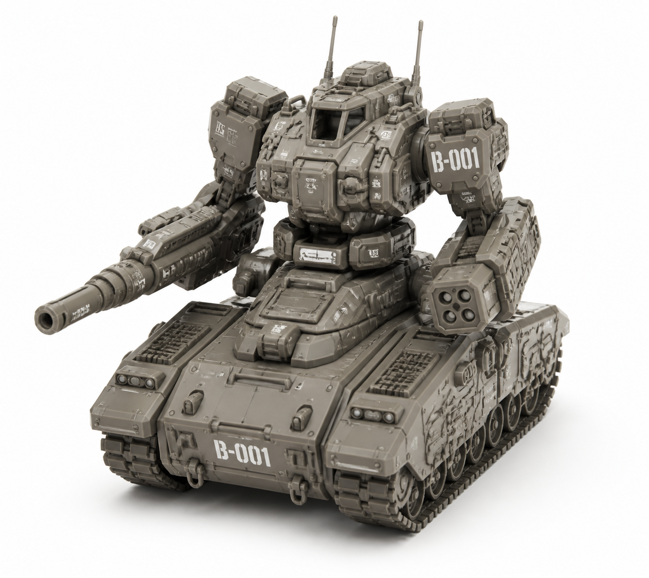 个性B-001野牛步战车设计3D打印创意设计灵感