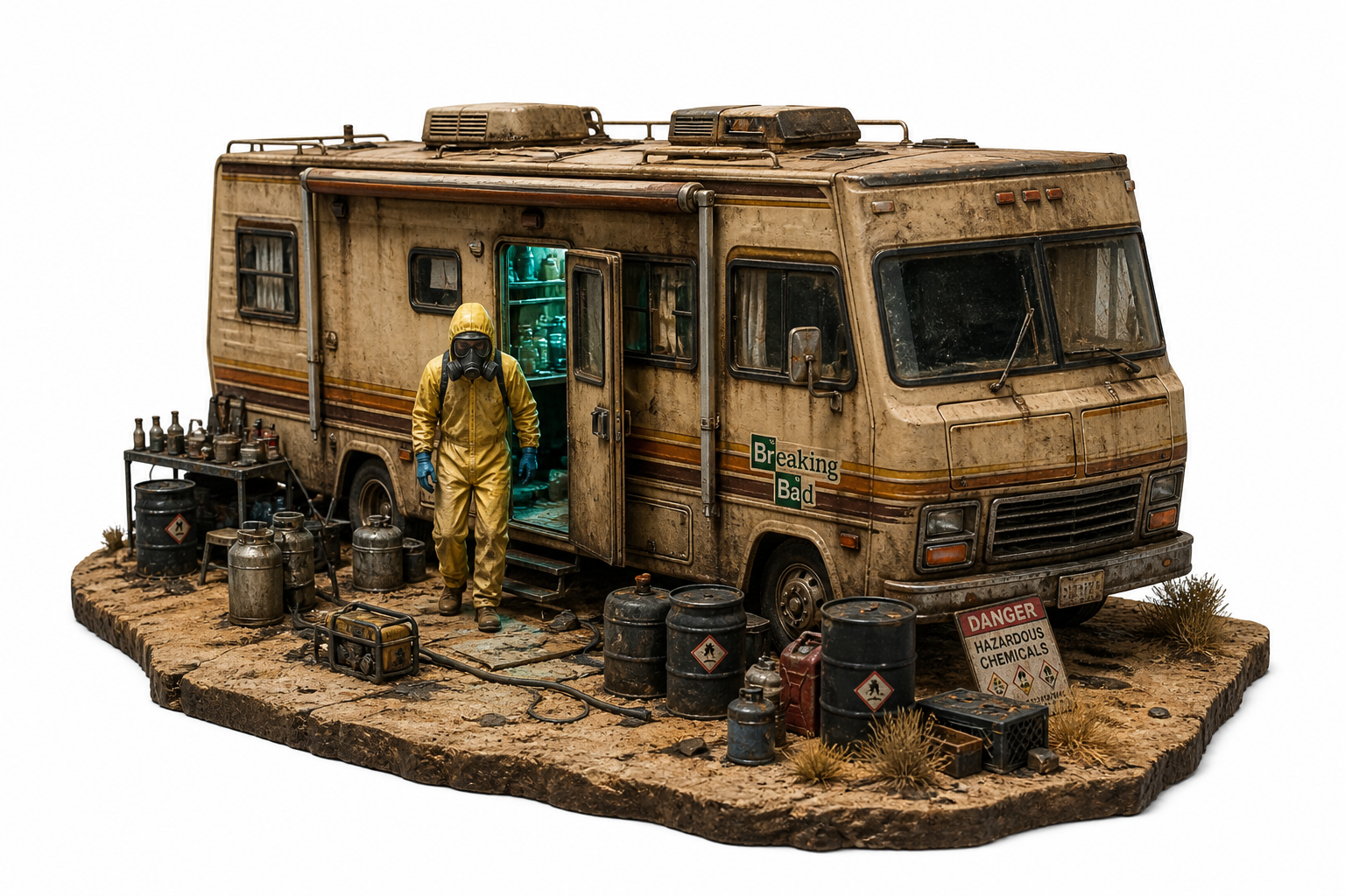 绝命毒师 Breaking Bad Вдохновение креативного дизайна 3D-печати