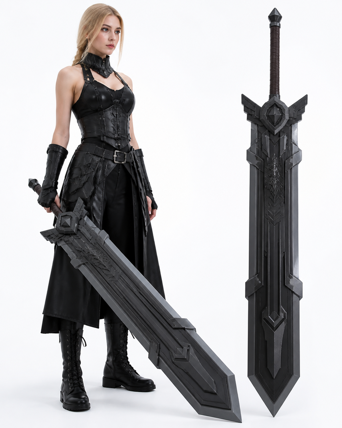最终幻想克劳德云片Cloud破坏剑cos 3D Printing Creative Design Inspiration