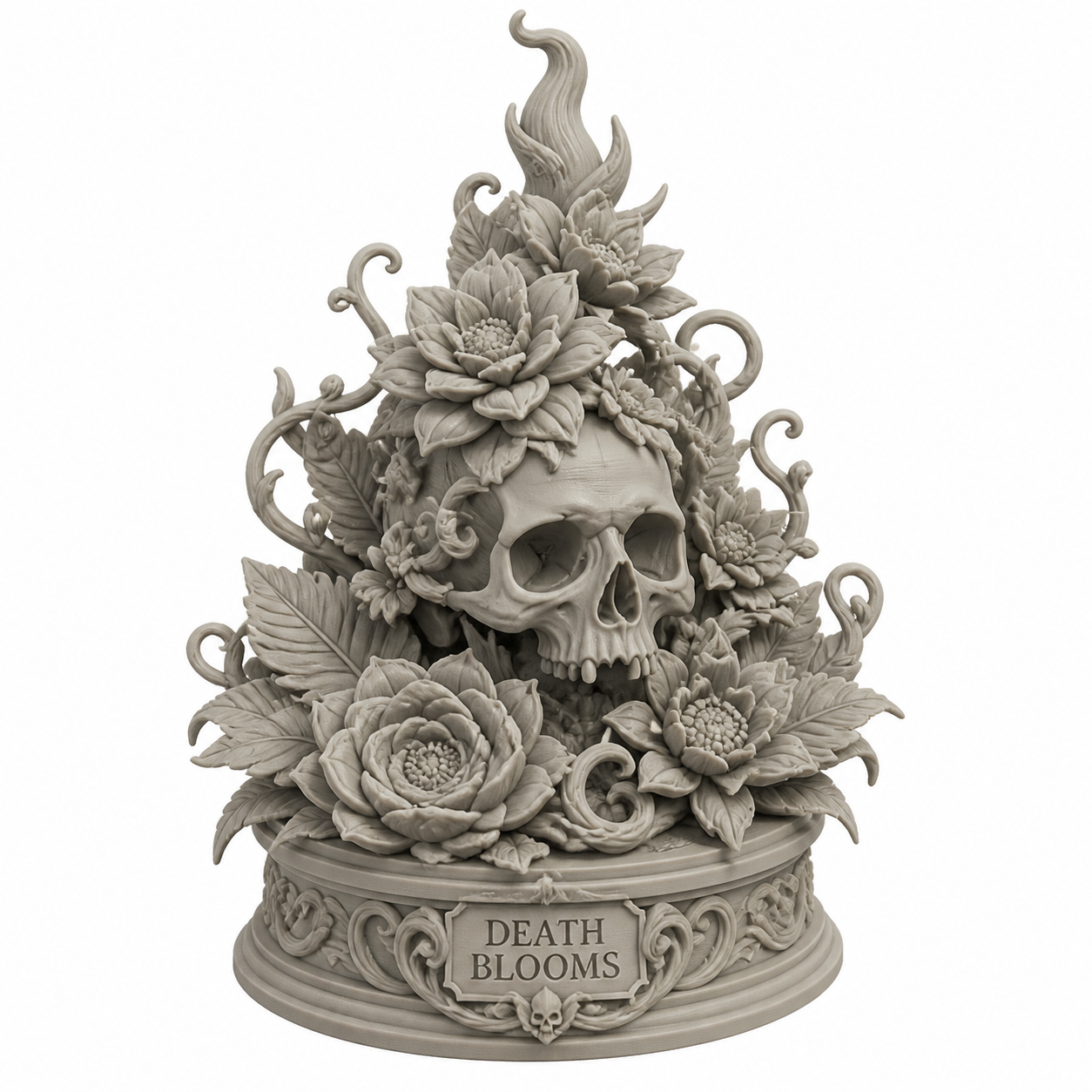 Death Blooms – Ornam Cảm hứng thiết kế sáng tạo in 3D