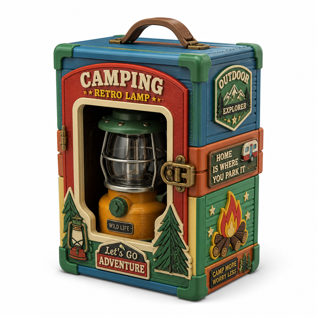 露营复古马灯Camping retro 3D-Druck kreative Design-Inspiration