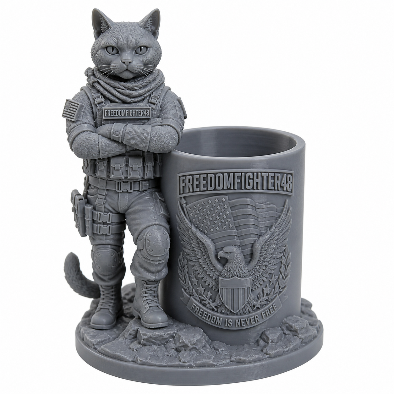 小猫笔筒 Ispirazione di design creativo stampa 3D