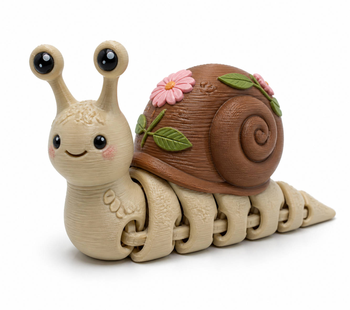 Articulated Cute Sna Inspirasi desain kreatif cetak 3D